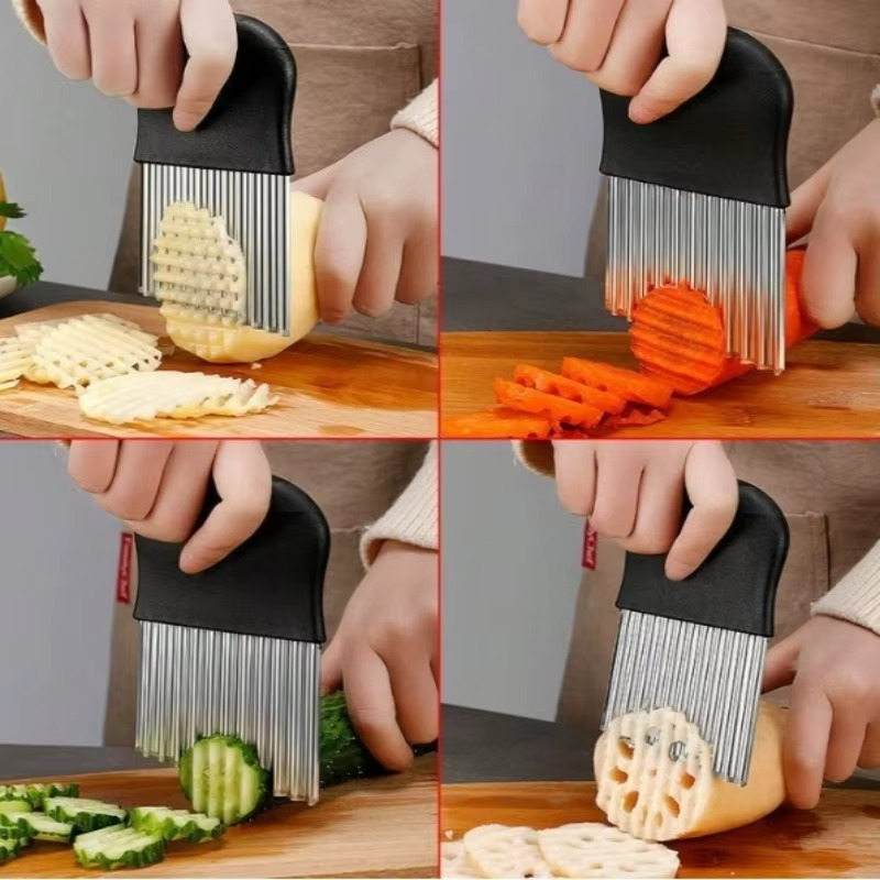 Stainless Steel Potato Wave Cutter