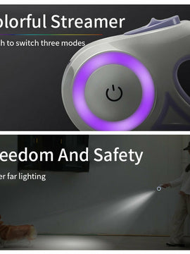 Automatic Retractable Lighting Dog Leash