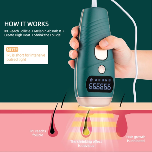 IPL Laser Epilator Painless Flashes Hair Removal Hair Remover